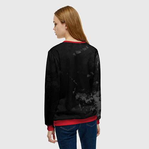 Женский свитшот Wu tang killa bees / 3D-Красный – фото 4