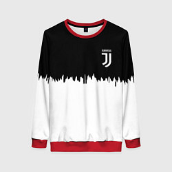 Женский свитшот Juventus белый огонь текстура