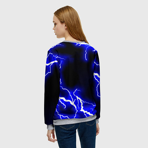 Женский свитшот Lord of the fallen steel storm / 3D-Меланж – фото 4