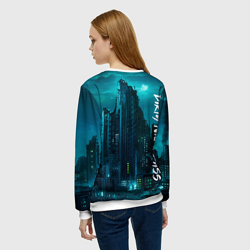 Женский свитшот Dnb night / 3D-Белый – фото 4