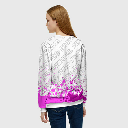 Женский свитшот Porto pro football посередине / 3D-Белый – фото 4