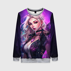 Свитшот женский League of Legends Kaisa Kda style, цвет: 3D-меланж