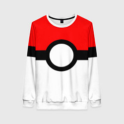 Женский свитшот Pokeball texture