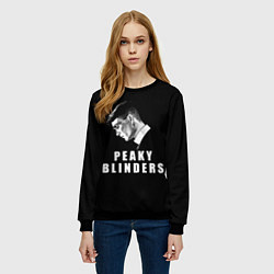 Свитшот женский Thomas shelby black, цвет: 3D-черный — фото 2