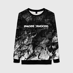 Свитшот женский Imagine Dragons black graphite, цвет: 3D-черный