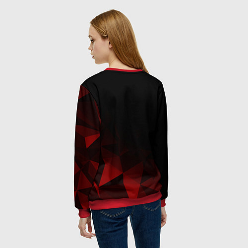 Женский свитшот Geely / 3D-Красный – фото 4