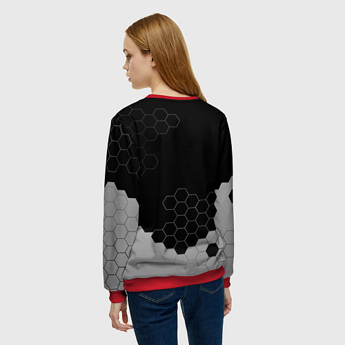 Женский свитшот Exceed / 3D-Красный – фото 4