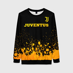 Свитшот женский Juventus - gold gradient посередине, цвет: 3D-черный