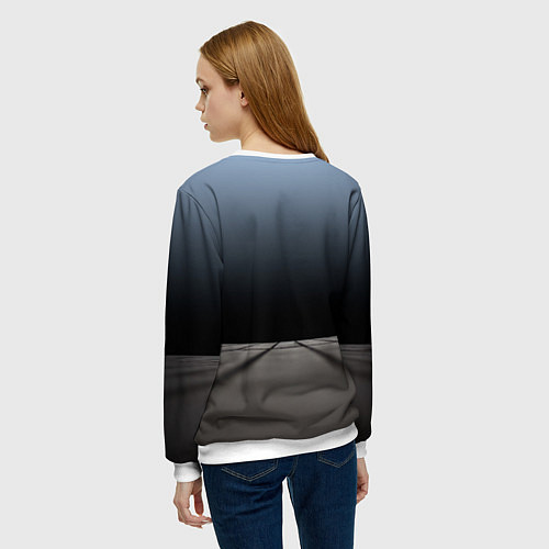 Женский свитшот Американский масл-кар Pontiac GTO / 3D-Белый – фото 4