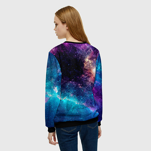 Женский свитшот The Neighbourhood space rock / 3D-Черный – фото 4