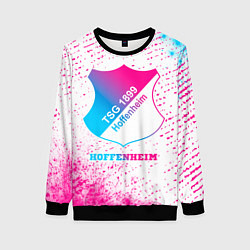 Женский свитшот Hoffenheim neon gradient style