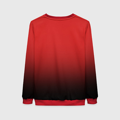 Женский свитшот Очень люблю своего мужа / 3D-Красный – фото 2