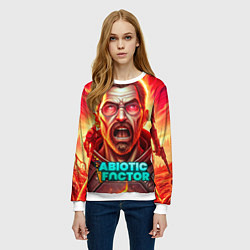 Свитшот женский Abiotic Factor персонаж, цвет: 3D-белый — фото 2