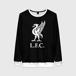 Свитшот женский Liverpool fc club, цвет: 3D-белый