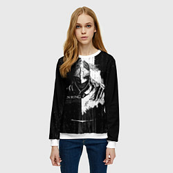 Свитшот женский Элден ринг вайк, цвет: 3D-белый — фото 2