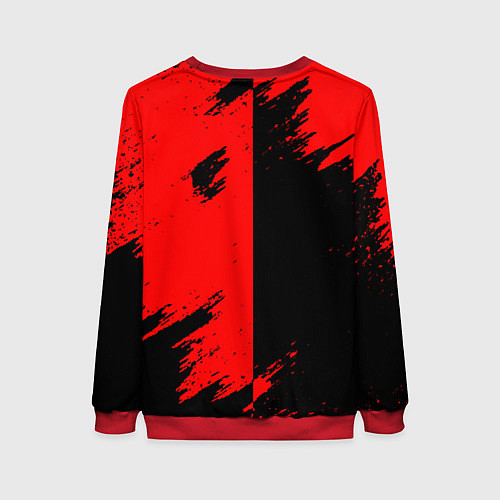 Женский свитшот Ajax sport color red / 3D-Красный – фото 2