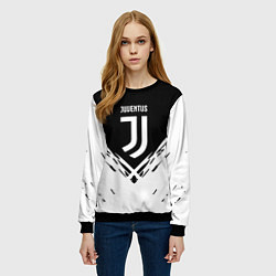 Свитшот женский Juventus sport geometry fc club, цвет: 3D-черный — фото 2