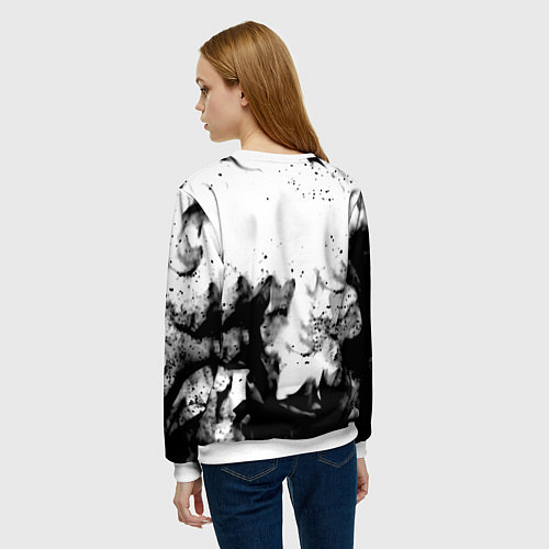 Женский свитшот Rasmus smoke steel / 3D-Белый – фото 4