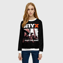 Свитшот женский Onyx - shut em down, цвет: 3D-белый — фото 2