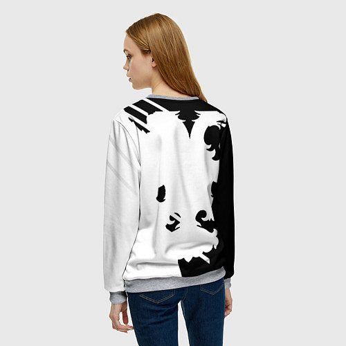 Женский свитшот Имперская Россия спортивный стиль / 3D-Меланж – фото 4