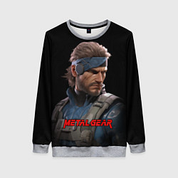 Женский свитшот Веном Снейк из игры Metal gear