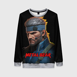 Женский свитшот Веном Снейк из игры Metal gear