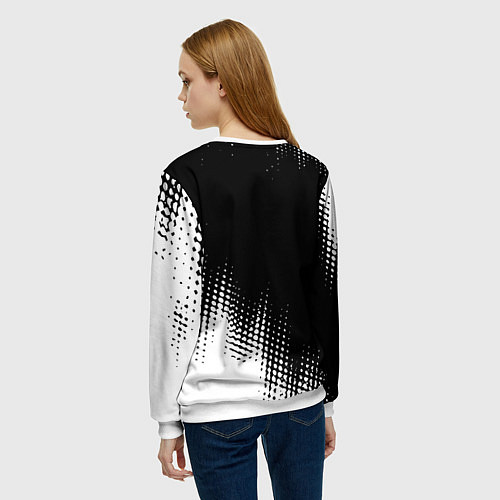 Женский свитшот Liverpool краски / 3D-Белый – фото 4