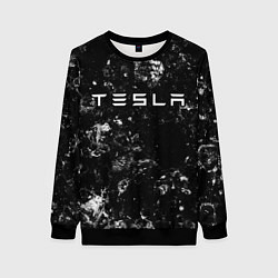 Свитшот женский Tesla black ice, цвет: 3D-черный