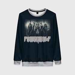 Женский свитшот Powerwolf band grey