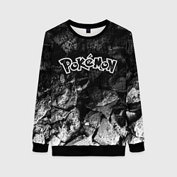 Свитшот женский Pokemon black graphite, цвет: 3D-черный
