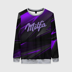 Свитшот женский Milfa milka style, цвет: 3D-меланж