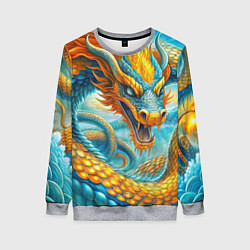 Женский свитшот Огромная змея