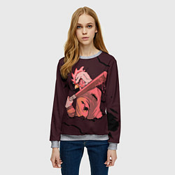 Свитшот женский Хотлайн Майами - Джекет, цвет: 3D-меланж — фото 2