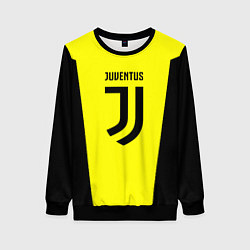 Свитшот женский Juventus sport geometry yellow, цвет: 3D-черный