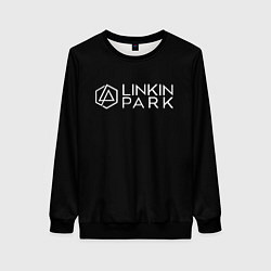 Свитшот женский Linkin parrk logo chester, цвет: 3D-черный