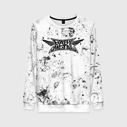 Свитшот женский Babymetal dirty ice, цвет: 3D-белый