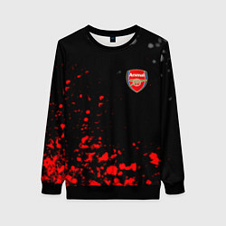 Свитшот женский Arsenal spash, цвет: 3D-черный