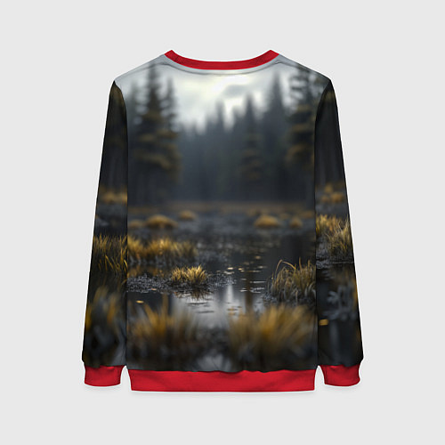 Женский свитшот Кваралевна / 3D-Красный – фото 2