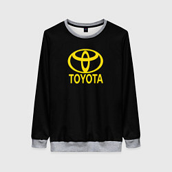 Свитшот женский Toyota yellow, цвет: 3D-меланж