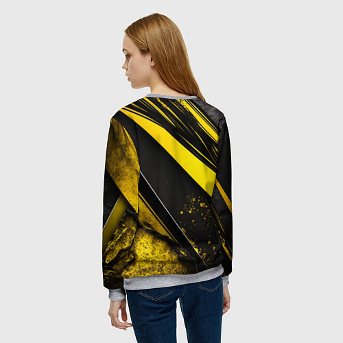 Женский свитшот Байкер Пикачу / 3D-Меланж – фото 4