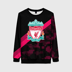 Свитшот женский Liverpool sport fc club, цвет: 3D-черный