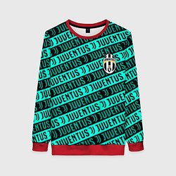 Женский свитшот Juventus pattern logo steel