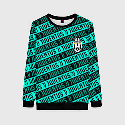 Женский свитшот Juventus pattern logo steel