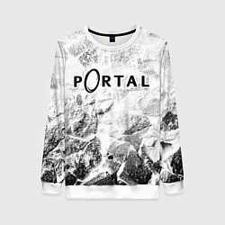 Свитшот женский Portal white graphite, цвет: 3D-белый