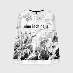 Свитшот женский Nine Inch Nails white graphite, цвет: 3D-белый