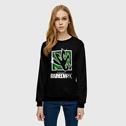 Свитшот женский Ubisoft game rainbow six, цвет: 3D-черный — фото 2