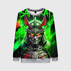 Свитшот женский Samurai green, цвет: 3D-меланж