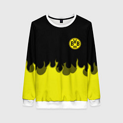 Свитшот женский Borussia fire fc, цвет: 3D-белый