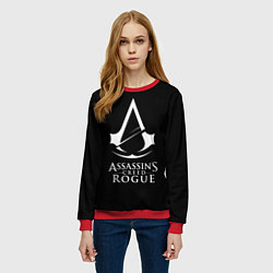 Свитшот женский Assassins Creed rogue, цвет: 3D-красный — фото 2