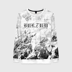 Свитшот женский Burzum white graphite, цвет: 3D-белый